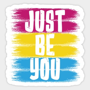 Just Be You, Pansexual Flag Sticker